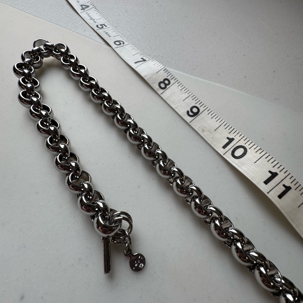 LOFT Polished Silver Chain Necklace NWOT